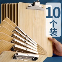 Applicable a4 folder splint wooden board clip this clip a4 folder vertical pad board hard writing board clip cardboard order