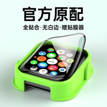 applewatch6 se tempered soft film iwatch6 Apple watch film tempered film iwatch 4 5 full screen paste all-cover protective film full cover screen 40