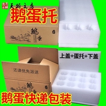 Pearl Cotton Goose Eggs 6 12 24 Goose Egg Packaging Boxes Express Transport Foam Carton Shockproof Anti-Fall