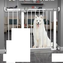 Household safety door bar non-punching children pet dog iron fence door guardrail window fence durable