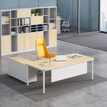 Desk simple modern boss single office table and chair combination office furniture big class president manager table