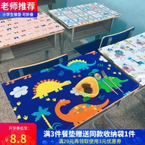  Childrens primary school students lunch placemat Japanese ins wind first grade desk mat foldable cotton and linen placemat insulation mat