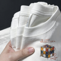 White short sleeve T-shirt for mens blouses 2021 new Chauded pure cotton half sleeves Compassionate Jersey Lovers