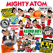 25 pieces of Peter Pan Astro cartoon personality tide brand luggage sticker decorative small pattern notebook waterproof sticker