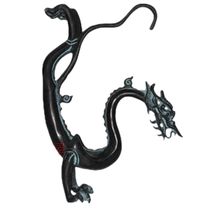 Antique bronze dragon ornaments pure copper flying dragon dragon home feng shui ornaments