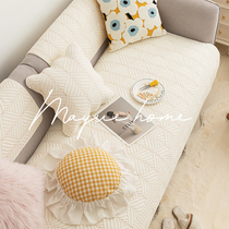 Cranberry Family Ins Brief All Cotton Non-slip Retro Sofa Cushion Pure Cotton Sofa Cover Sofa Towels Cushion Son Geb