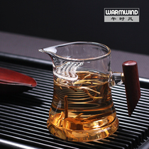 Japan-style Fair Cup Thickened Glass Tea Leakage Integrated Bubble Teapot Crescent Moon Cup With Filter Tea Set Green Tea Sub Tea