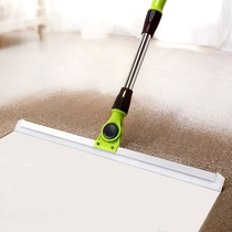 Magic broom wiper mop telescopic rod sweep hair home toilet wiper bathroom silicone scraper broom