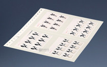German Linde TB Series 2 Line Albums RMB banknote Ticket stamps Collection Book of loose-leaf TB0217