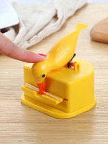 Douyin living room fashion creative household press toothpick box automatically pops cute cartoon large capacity toothpick tube