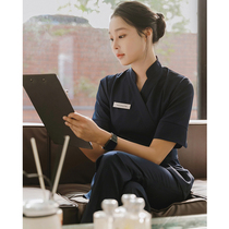 Dochi Beauty Salon Workwear Women Health Museum SPA Foot Bath Technician Clothes Beauty Division High-end Temperament Suit New