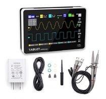 Flat panel digital oscilloscope Handheld smart oscilloscope 100M bandwidth 1GS sampling handheld dual-channel oscilloscope