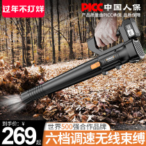 Lithium electric storm gun high-power blower rechargeable strong small household dust collector industrial soot blower