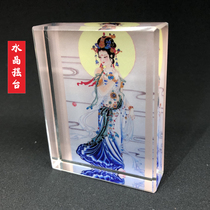 Marriage portrait Nine-day Xuanwu Statue Nine-day Xuanwu Da Ci Zun portrait Buddha statue Crystal table crafts