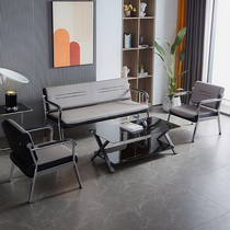 Office Sofa Modern Minima Business Reception Guest Trio Place Casual Office Sofa Tea Table Combo Suit