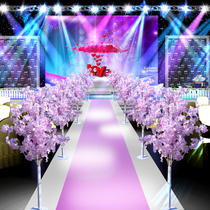 New wedding Cherry Blossom Road lead wedding background arch shelf cherry tree iron Cherry Blossom Road Guide flower