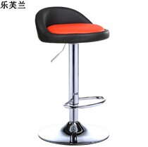 Lift bar stool chair front table chair room bar chair room bar chair seat non-slip stool Gray hotel convenience store disc Indoor