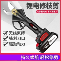German electric scissors fruit tree rechargeable pruning strong garden gardening branches Lithium electric high-altitude coarse branch electric scissors