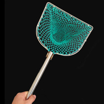 Stainless steel bailing fish copy net pocket fishing gear for fishing shrimp and shrimp aquatic tools 1cm eye mesh head solid double rings