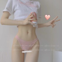 3 Womens Japanese youth temptation cotton crotch sexy sports thread elastic low waist breifs