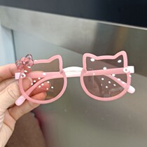 Fashion Children Sunglasses Anti-UV Baby Sunglasses Cartoon Cute Princess Polarized Sunglasses Girl Tide