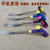Digging garlic shovel digging out garlic shovel digging wild vegetables digging herbs earthworms planting flowers planting vegetables gardening shovel thickening