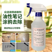 Marker remover Erasable oily clothes Sofa marker pen Large head pen remover Elimination liquid cleaning agent