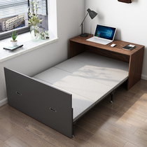  Multifunctional folding cabinet bed Home office storage sheets people bookcase integrated invisible bed desk-style small apartment