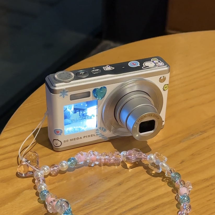 美容デジタルカメラ ccd カード機高精細 Selfie 手ぶれ補正伸縮レンズ学生エントリー誕生日ギフト女性のための