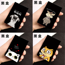 Personality creative 20 men and women aluminum alloy thickness cigarette case portable high-end bomb cover small girl cute gift