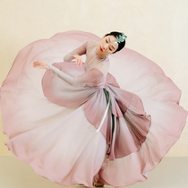 Poetic Flowers Original Design Temperament Dance Suit Flowers Garden Heavy Petal Reworked Large Petal Skirt Queens Poetic equivalent