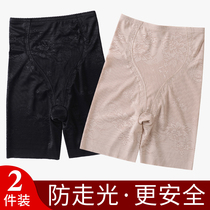 Summer moulded body high waist anti-walking light safety pants close-up underpants female shaping bunches waist-to-hip small belly Summer thin