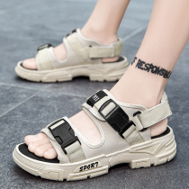 Sandals mens summer 2022 new ins Chains outside wearing deodorant sports driving soft bottom abrasion resistant Vietnamese beach sandals