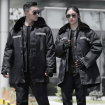 Security work Lauprotect cotton clothes Military cotton coat mens winter thickened warm and versatile Northeastern anti-cold suit brand new