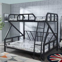 E-sports bed Hotel hotel bunk bed double-layer iron frame high and low bed School Internet cafe mother bed Household lazy lantern