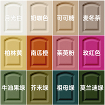 Furniture wood lacquered old cabinet renovated Sanqing changed color paint Flagship Store Wood Lacquered Self-Brush Odorless Aqueous Wardrobe Paint