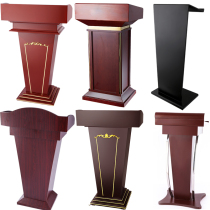 Hotel front desk reception desk meeting room podium welcome desk desk simple modern solid wood podium