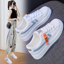 Shell head white shoes women 2021 explosive autumn and winter New Korean version of Joker board shoes students leisure flat white shoes