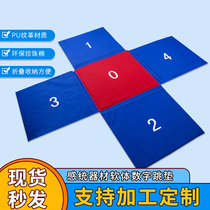 Cross jump pad digital pad can be spliced and folded software childrens literacy pad sensory integration training equipment early education digital pad