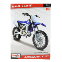 Meiche map Maisto alloy toy off-road motorcycle Model 1:12 Yamaha YZ450F assembled version