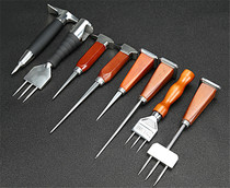 Bar bartender ice cone chisel ice hockey Trident single fork cone long ice cone short ice cone crushed ice tool fork