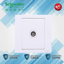Schneider switch socket Ruyi series Ruyi white TV socket panel 86 type TV socket panel