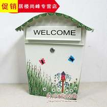 Suggestion box Creative cute wall-mounted letter box Wall-mounted with lock Suggestion box School mailbox Newspaper box Mailbox