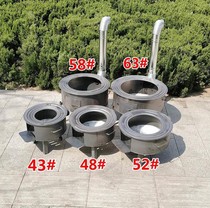 Mobile pot stove Rural firewood stove earth pot table iron pot table Outdoor activity stove Large pot table outdoor farm household