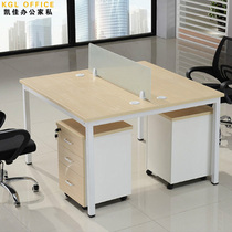 Chongqing office furniture screen work partition staff table and chair single 2468 person combination open desk