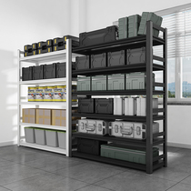 Mountain Wai Shelving Shelf Domestic Iron Art Combined Iron Frame Balcony Storage Rack Basement Multilayer Warehousing Show Shelf