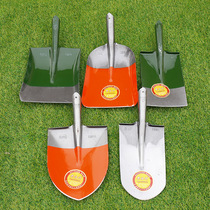 Shovel big shovel manganese steel tip flat head shovel agricultural digging flower steel shovel outdoor shovel digging shovel