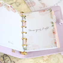 Flower Marks original A7 loose-leaf inner core Flower frame blank hand account back core inner page new product