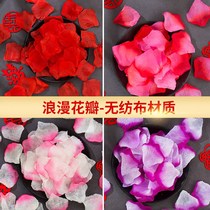 Simulation petal bed flower scene birthday outdoor rose confession proposal birthday outdoor wedding scene wedding room