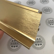 New Products Listing Kitchen Wardrobe Cabinet Body Free Handle C Type Invisible Handle Aluminum Alloy Titanium Gold Wire Drawing Oxidation Handle